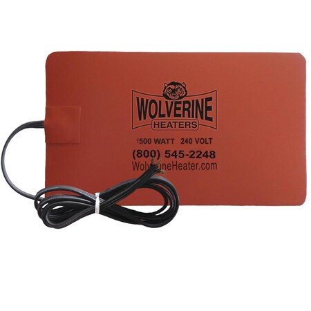 Zerostart Silicone Pad, Adhesive - 1250W, 240V, 6.25A - 12-1/2in. 31.8 Cm X 8-1/2in. 21.6 Cm 3400097